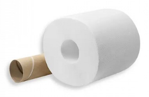 Рушники паперові целюлозні рулонні, білі 60м 2-х шарові М'ЯКО